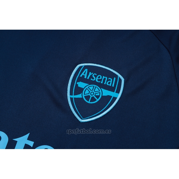 Chandal del Arsenal Manga Corta 2024-2025 Azul - Pantalon Corto